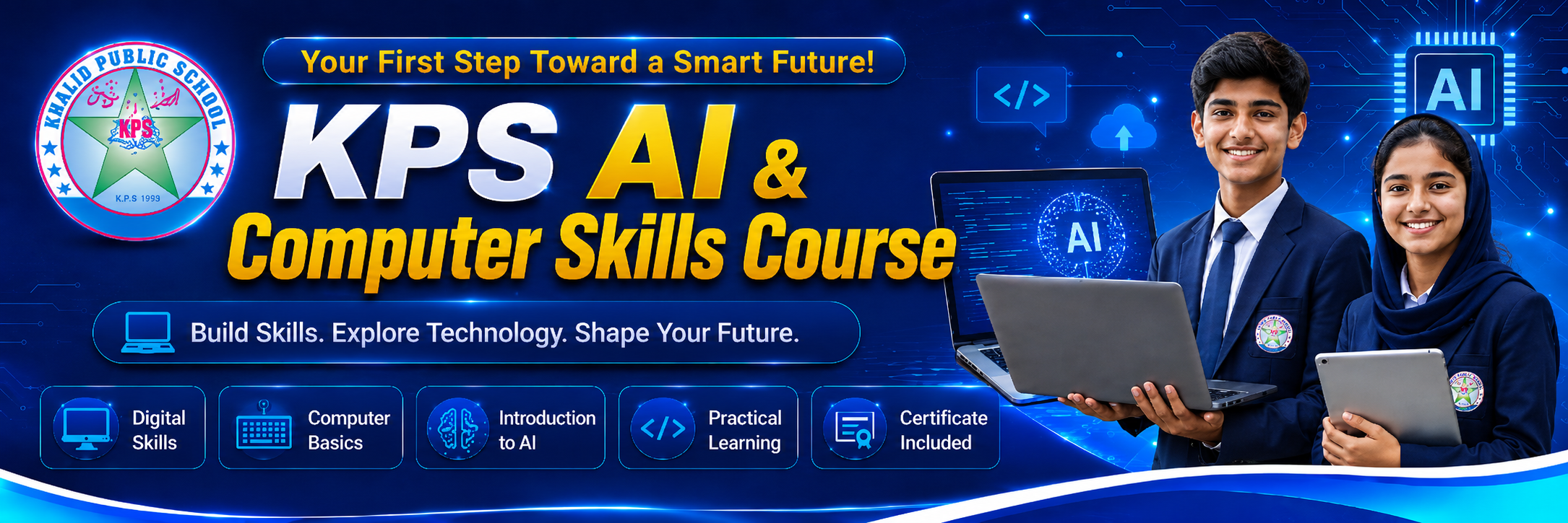 KPS AI & Computer Skills Course Header